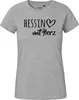 Huuraa Damen T-Shirt Hessin mit Herz XS Sport Grey Bio Produktbild-Vorschau 2