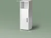 Midischrank Livinity Ronco Weiß Hochglanz 30 x 95 cm, Model Produktbild-Vorschau 3