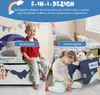 COSTWAY Polstrovaný box na hračky, dětský úložný box s Náhled obrázku produktu 5