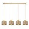 FKL DESIGN Home Deco Deckenlampe Deckenleuchte Ecru-Gold Produktbild-Vorschau 1