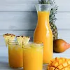 Lawei 4 Stück Wasserkaraffe Glas Wasserkrug 1Liter Produktbild-Vorschau 4