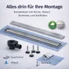 BADfabrik24 Duschrinnenset, Ablauf "Norm", Rost "2 in 1", Produktbild-Vorschau 5