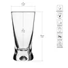 Komplet 6 kieliszków do wódki X-Line 50 ml Náhled obrázku produktu 3