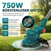 Akku Rasentrimmer 750W, 2×4,0Ah Akkus, Bürstenloser Produktbild-Vorschau 2