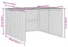 vidaXL Robot Kosiarka Garaż Brązowy 86x90x52/57 cm Poli Podgląd zdjęcia produktu 8
