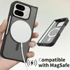 A hand holding a phone case with a MagSafe charger attached, with another phone case shown separately. Produktbild-Vorschau