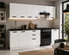 ULWEHOME | Küchenzeile 240 cm Weiß Hochglanz, Produktbild-Vorschau 4