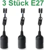 Baustellenfassung schwarz / weiß E27  230V max. 60Watt - Produktbild-Vorschau 2