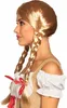 Parrucca bionda a capelli lunghi con trecce "Heidi Anteprima dell’immagine prodotto 8