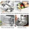 Edelstahl Lunchbox Set von 3, Auslaufsichere Bento Boxen Produktbild-Vorschau 5