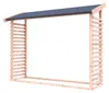 Kaminholzunterstand Karibu 226,2 x 60,4 x 183,8 cm natur Produktbild-Vorschau 2