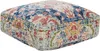 BELIANI Pouf Mehrfarbig Baumwolle 50 x 50 x 20 cm Produktbild-Vorschau 1