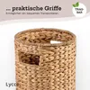 Stojan na deštníky Lycce vodní hyacint s úchyty přírodní Náhled obrázku produktu 6