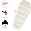 ASKSA Fadezar Shark Pantoufles Femme Hommes Hiver Pluesch Voir les images du produit 4