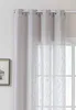 Gardine Ösen Grobfaser »Seoul« HxB 245x140 cm Grau Ösen Produktbild-Vorschau 1