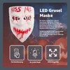 Kiss Me LED Grusel Maske - wie aus Purge steuerbar, Gesicht Produktbild-Vorschau 2