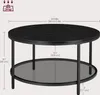 VASAGLE Couchtisch, Wohnzimmertisch, moderner Stil, 80 x 46 Produktbild-Vorschau 7