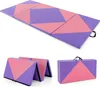 A multi-panel gymnastics mat is shown in various folded and unfolded states against a white background. Produktbild-Vorschau