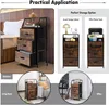 Collage of images showing a storage cabinet in different settings and applications. Podgląd zdjęcia produktu