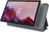 A tablet with a case, displayed at an angle on a white background. Podgląd zdjęcia produktu
