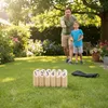 Relaxdays Kubb Wikingerspiel, skandinavisches Wurfspiel, Produktbild-Vorschau 5