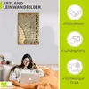 ARTland Leinwandbild Los Angeles Karte Straßen Karte Sepia Produktbild-Vorschau 2