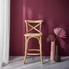 Sgabello da bar bistrot in legno vintage, Marrone naturale Anteprima dell’immagine prodotto 2
