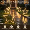 SALCAR LED-buitenverlichting, sterrenvorm, 30 cm, 180 Productafbeelding-voorbeeld 5