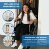 Invalidný vozík skladací Skladací invalidný vozík s Náhľad obrázku produktu 7