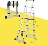 Aluminiowa drabina teleskopowa Izrielar 2.0M srebrna, Podgląd zdjęcia produktu 2