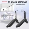 Universeller TV Standfuß, Tischhalterung, Aluminium Basis, Produktbild-Vorschau 3