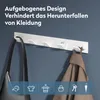 doporro Garderobenhaken Edelstahl, Kleiderhaken Wand mit 5 Produktbild-Vorschau 2