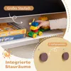 Komplet dziecięcy stół i krzesło KOMFOTTEU, zestaw 3 w 1 z Podgląd zdjęcia produktu 4