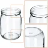 A collage of images showing a clear glass jar from different angles, highlighting its rim and base. Anteprima dell’immagine prodotto