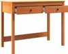 vidaXL Scrivania Max Brown 100 x 50 x 78 cm Legno di pino Anteprima dell’immagine prodotto 5