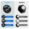 Schwerlast Universalrollen 360° Drehbar,er 16 Set Produktbild-Vorschau 3