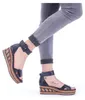 Rieker Damen Sandalen geschlossene Ferse Keilabsatz 68194, Produktbild-Vorschau 34