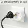 ORSEM 5x Mehrfachsteckdose Schutzkontakt Steckdosenadapter Produktbild-Vorschau 6