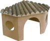 Haselnuss Eckhaus für Meerschweinchen 35cm Produktbild-Vorschau 4