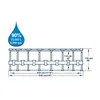 Bestway 56977, 23062 l, Gerahmter Pool, Leiter, Braun, Produktbild-Vorschau 4