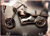 Brubaker Porte-bouteilles de vin Moto - Tableau Wall Art Voir les images du produit 4