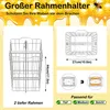 LARS360 Honigschleuder manuell 2 Waben Edelstahl Produktbild-Vorschau 6