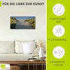 ARTland Leinwandbild Strandaufgang Größe: 40x20 cm Produktbild-Vorschau 2