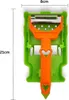 A product shot of a vegetable peeler with dimensions indicated. Voir les images du produit