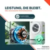 homeX WF812W1A-W Waschmaschine 8kg, Frontlader - 1.200 Produktbild-Vorschau 7