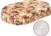 Tischdecke Wachstuch Blumen Braun Robust Wasserabweisend Produktbild-Vorschau 2