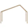 A wooden frame shaped like a house roof with four legs. Produktbild-Vorschau