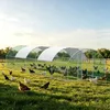 XINZI Professionele kippenstal, 3x10 meter – Metalen ren Productafbeelding-voorbeeld 9