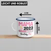 Trendation - Mama 2022 Loading Emaille Tasse Schwanger Produktbild-Vorschau 3