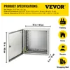 VEVOR Boîtier en acier NEMA, 16 x 16 x 6\'\' Boîtier deen Voir les images du produit 7